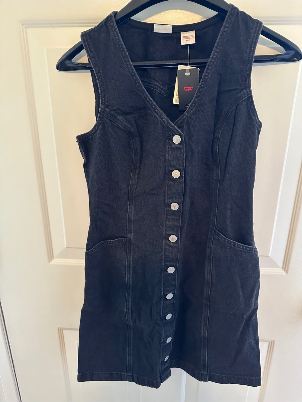 Levi's Black Denim Dress NWT size small
